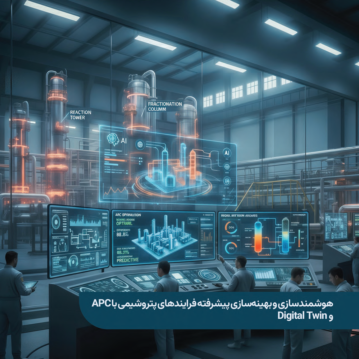 توسعه هوشمندسازی فرایندهای پتروشیمی با APC و Digital Twin