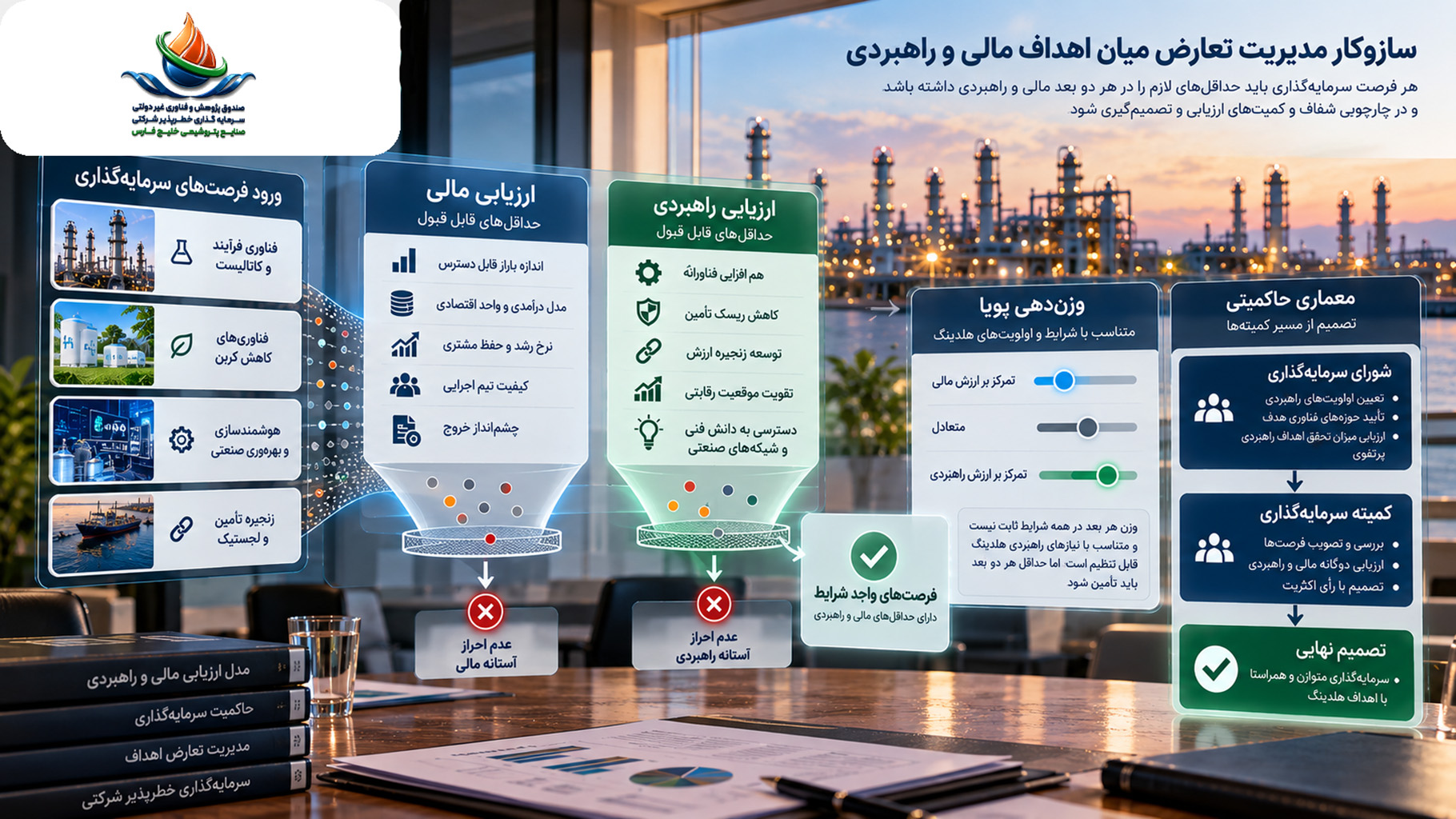 سازوکار مدیریت تعارض میان اهداف مالی و راهبردی